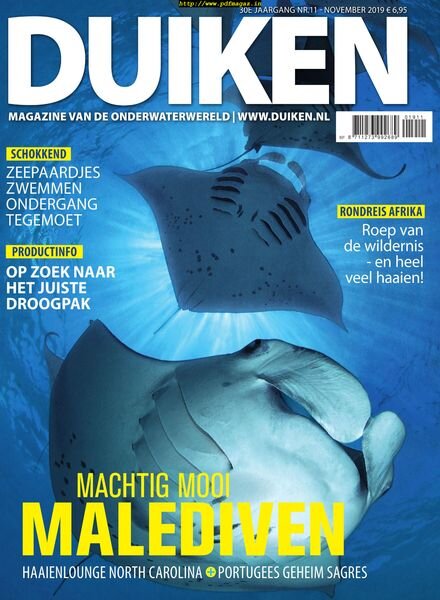 Duiken – november 2019 Cover