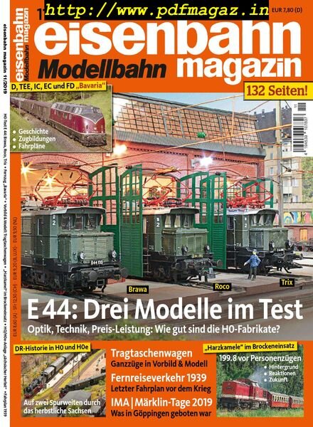 Eisenbahn Magazin – November 2019 Cover