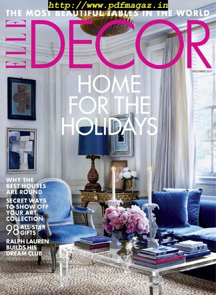 Elle Decor USA – December 2019 Cover