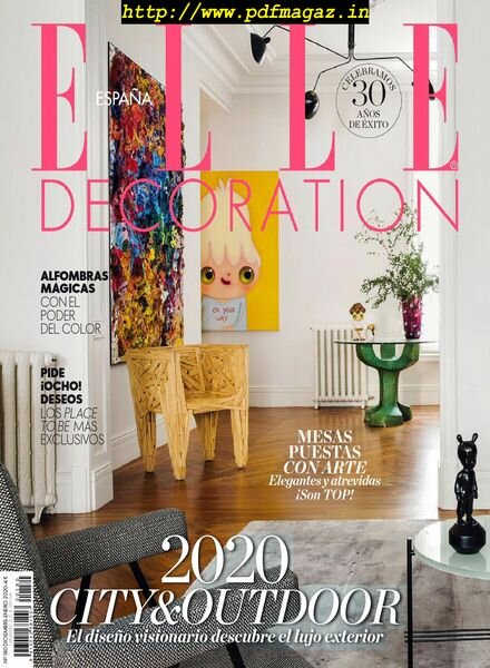 Elle Decoration Espana – diciembre 2019 Cover