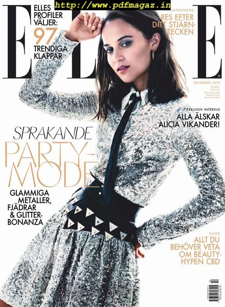 Elle Sweden – December 2019 Cover