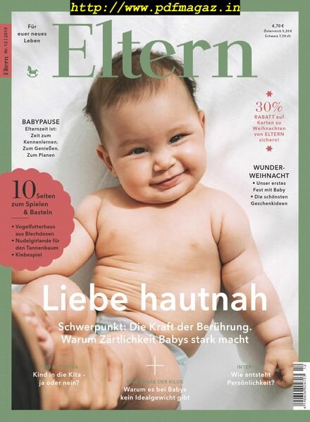 Eltern – Dezember 2019 Cover
