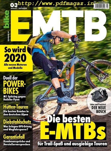 EMTB – August-September 2019 Cover