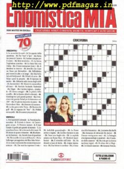 Enigmistica Mia – 20 Maggio 2019