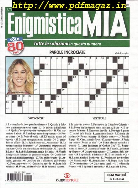 Enigmistica Mia – 22 Luglio 2019 Cover