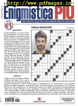 Enigmistica PIU – 15 Ottobre 2019
