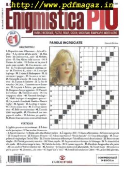 Enigmistica PIU – 8 Ottobre 2019