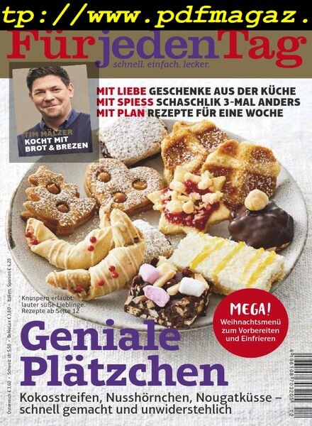 Essen & Trinken Fur jeden Tag – Dezember 2019 Cover