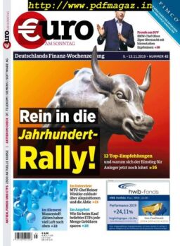 Euro am Sonntag – 09 November 2019