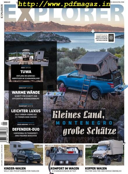 Explorer – Nr.1, 2020 Cover