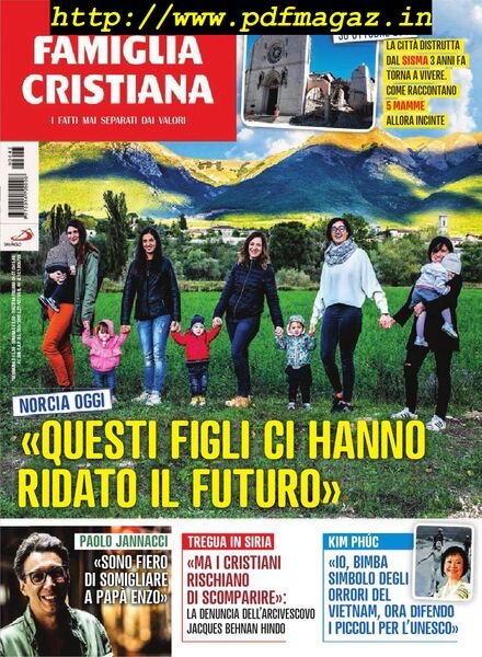 Famiglia Cristiana – 27 Ottobre 2019 Cover