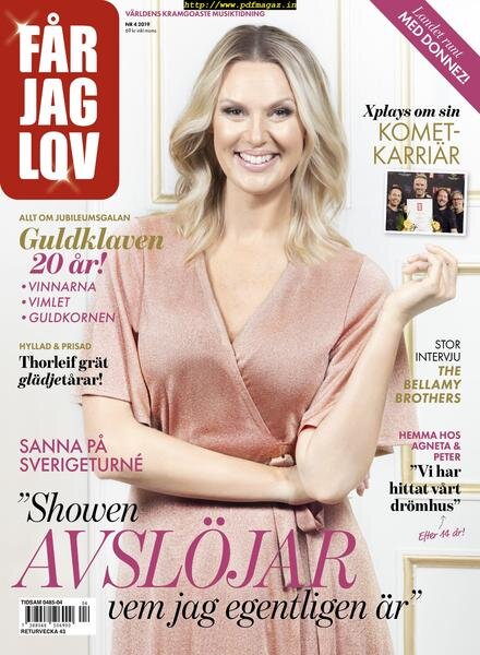 FaR JAG LOV – 28 augusti 2019 Cover