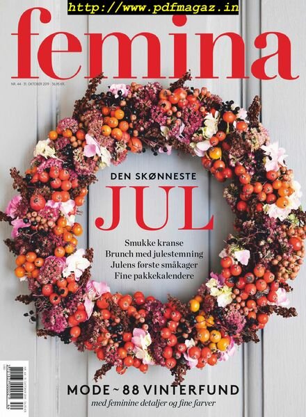Femina Denmark – 31 October 2019 Cover
