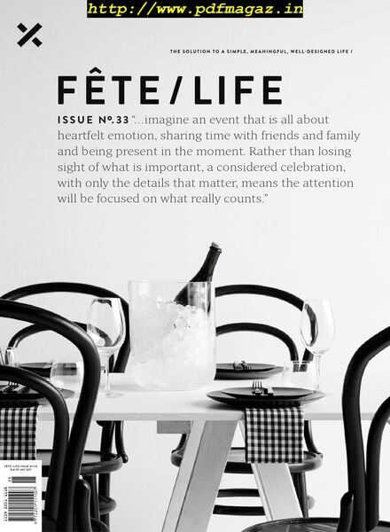 Fete – October 2019 Cover