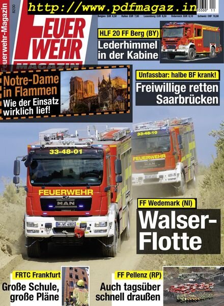 Feuerwehr-Magazin – Oktober 2019 Cover