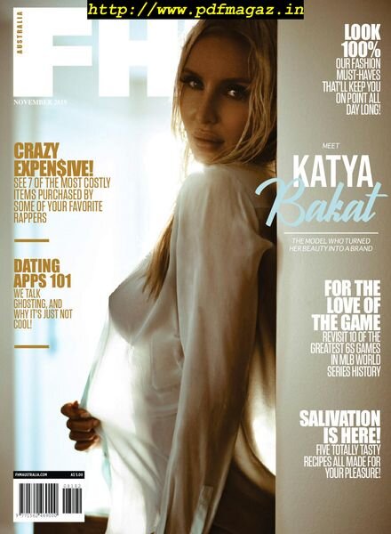 FHM Australia – November 2019 Cover