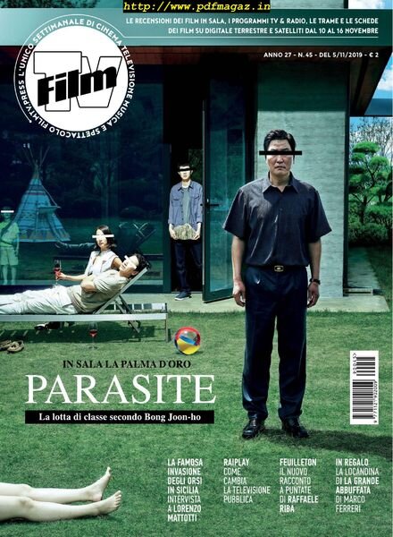 FilmTv – 5 Novembre 2019 Cover