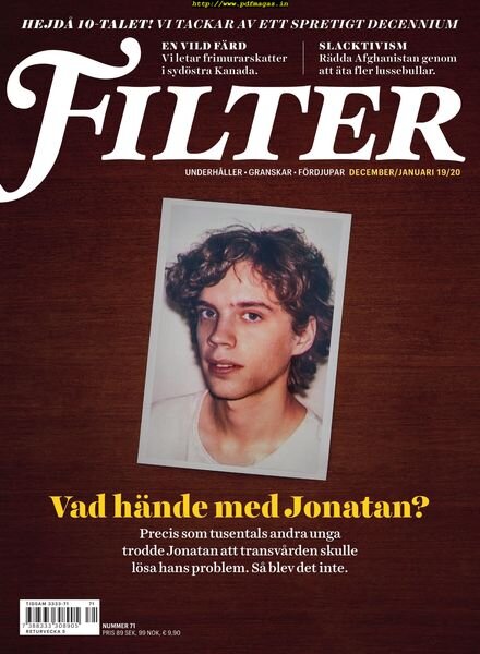 Filter – 21 november 2019 Cover