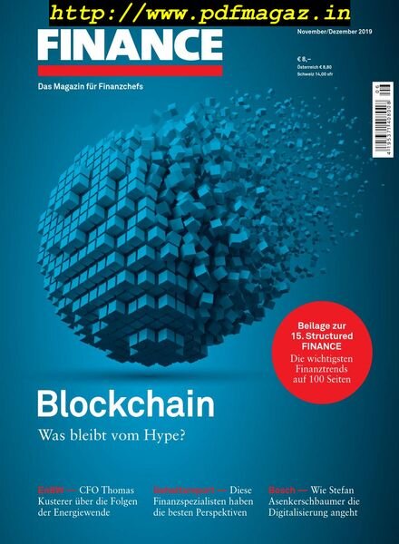 Finance – November-Dezember 2019 Cover