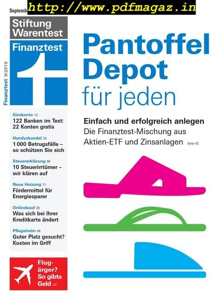Finanztest – September 2019 Cover