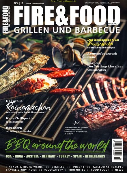 Fire & Food Grillen und Barbecuen – November 2019 Cover