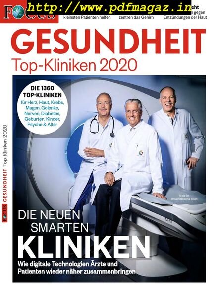 Focus Gesundheit – Top-Kliniken 2020 Cover