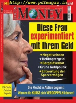 Focus Money – 20 November 2019