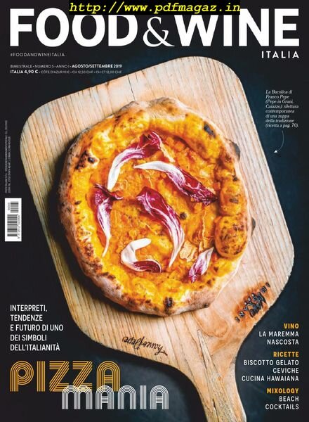 Food & Wine Italia – Agosto-Settembre 2019 Cover
