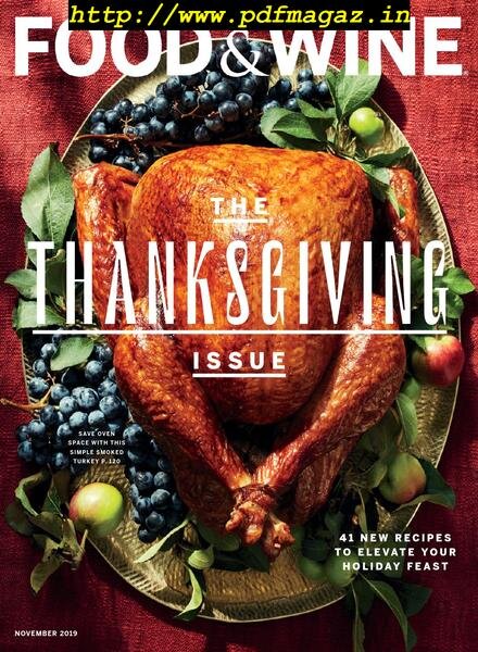 Food & Wine USA – November 2019 Cover