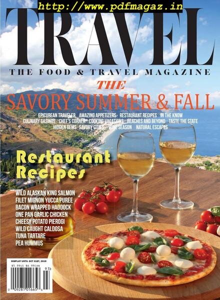 Food and Travel – Summer-Fall 2019 Cover