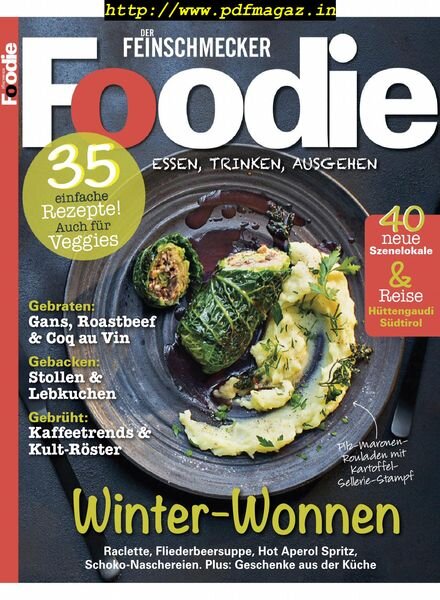 Foodie Germany – Dezember 2019 Cover