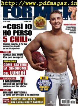 For Men Magazine – Ottobre 2019