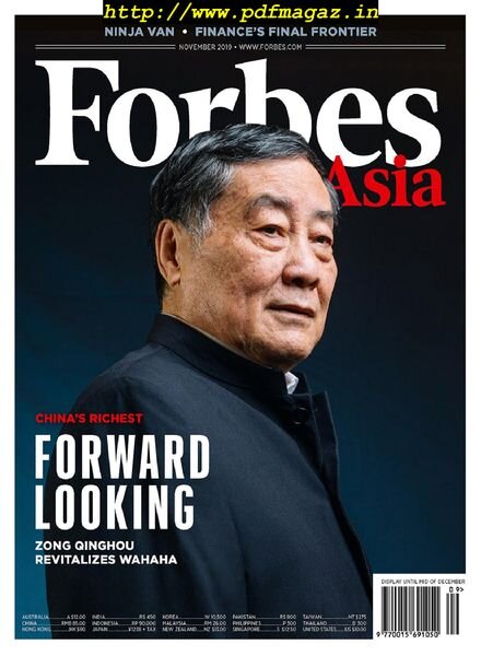 Forbes Asia – November 2019 Cover