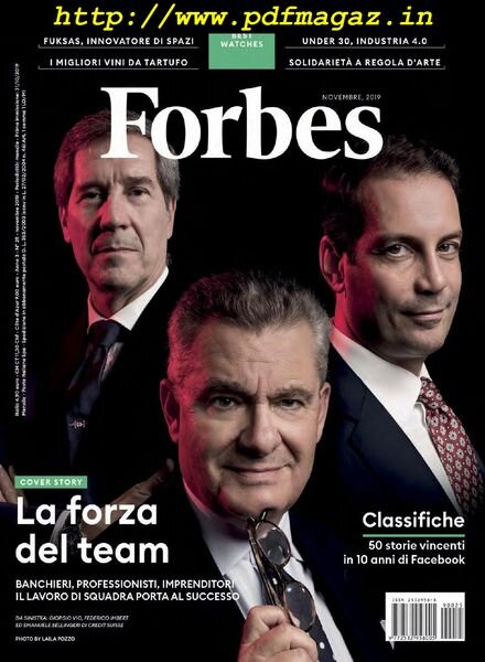 Forbes Italia – Novembre 2019 Cover