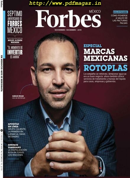 Forbes Mexico – noviembre 2019 Cover