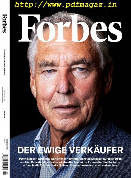 Forbes – November 2019 Cover