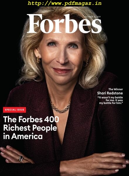 Forbes USA – October 31, 2019 Cover