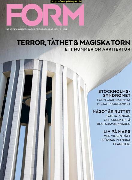 FORM – 14 oktober 2019 Cover