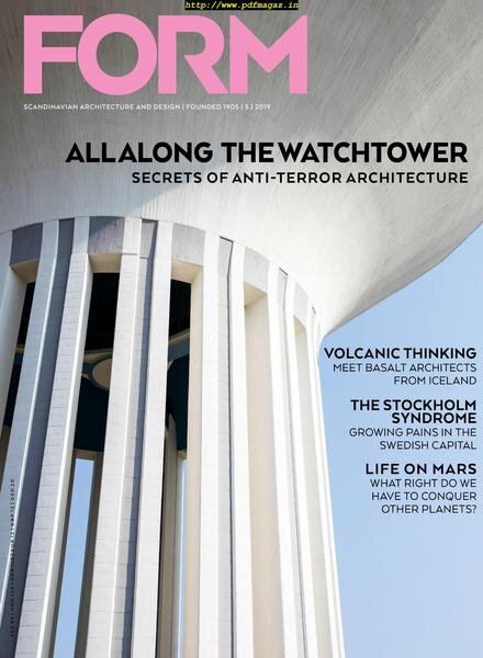 FORM Magazine – October 2019 Cover
