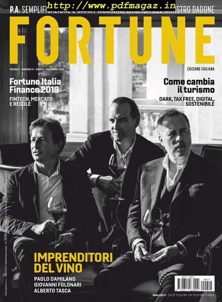Fortune Italia – Novembre 2019 Cover