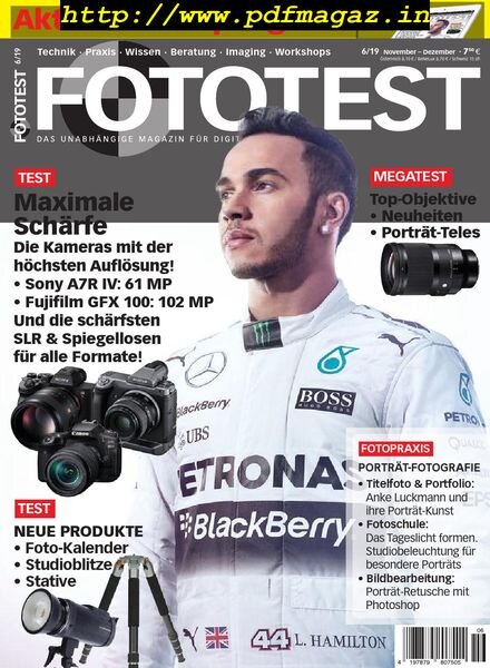 Fototest – November-Dezember 2019 Cover