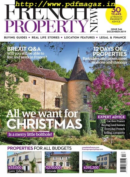 French Property News – December 2019 Cover