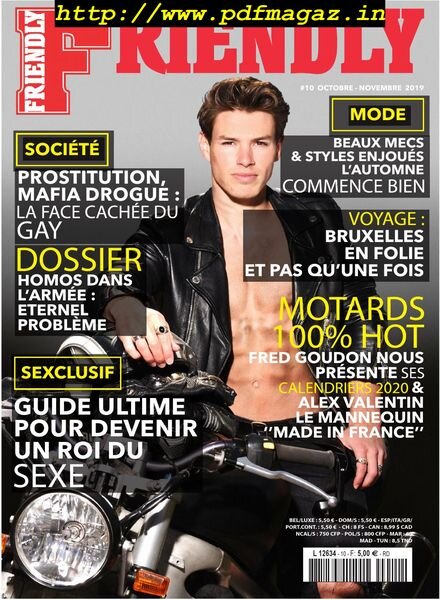 Friendly – novembre 2019 Cover