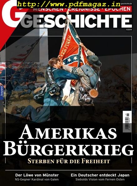 G Geschichte Germany – November 2019 Cover