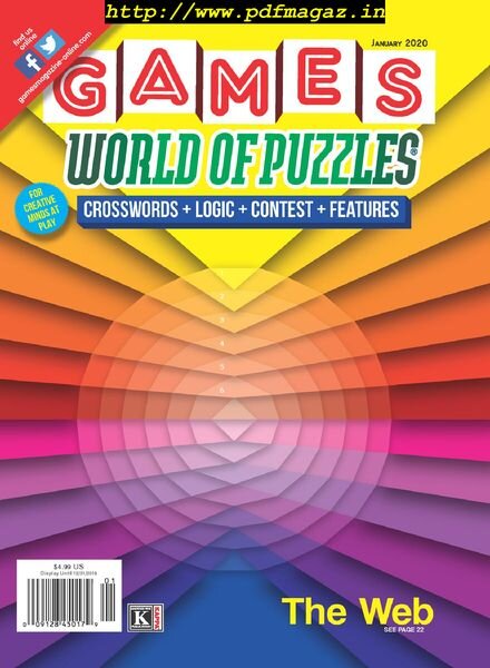 Games World of Puzzles – January 2020 Cover