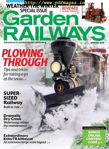 Garden Railways – November 2019 Cover