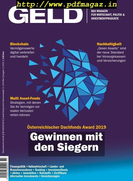 GELD-Magazin – November 2019 Cover