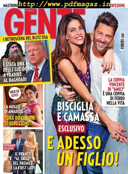 Gente Italia – 09 novembre 2019 Cover