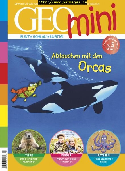 GEOmini – Dezember 2019 Cover