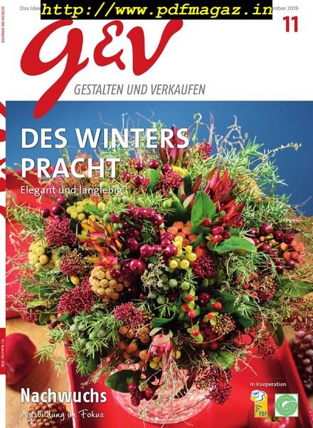 Gestalten und Verkaufen – November 2019 Cover